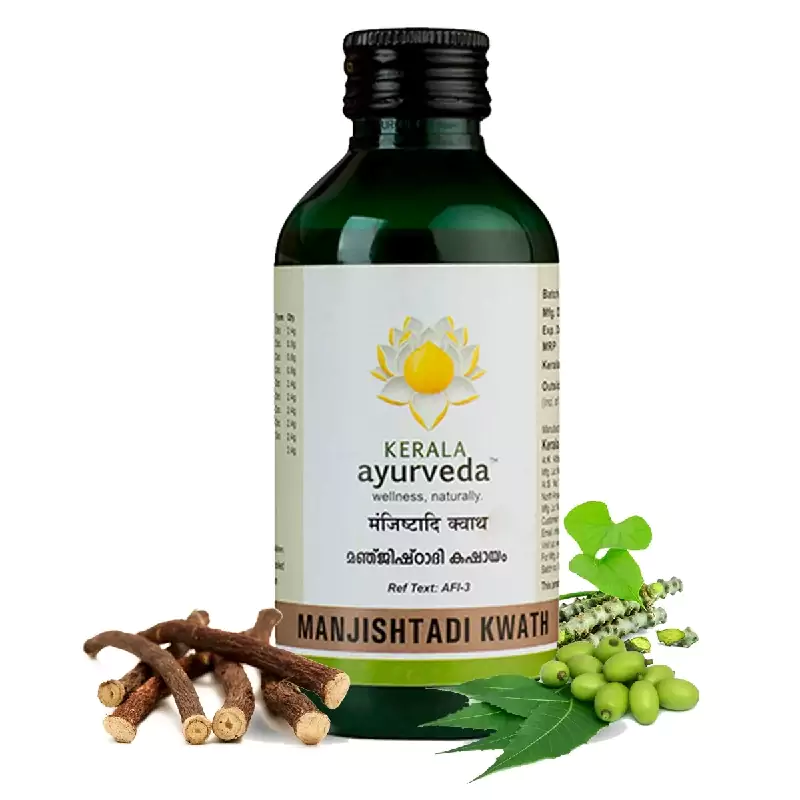 Kerala Ayurveda Manjishtadi kwath, 200 ml-1.webp